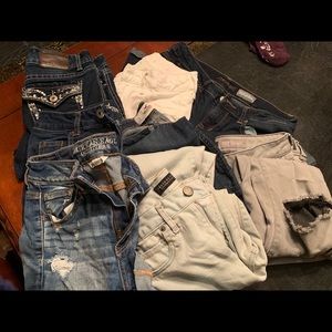 ENTIRE LOT JEANS/SHORTS